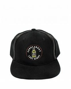 Lil Bullies Clothing Sorry About Last Night Hat - Black