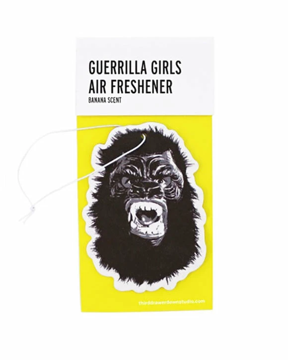 Third Drawer Down Guerrilla Girls Car Air Freshener (Banana) Unique Gifts + Fun Finds 1 Third Drawer Down Guerrilla Girls Car Air Freshener (Banana) Unique Gifts + Fun Finds