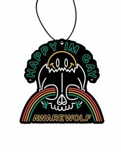 Awarewolf Apparel Home Happy I'm Gay Car Air Freshener (Black Freeze)