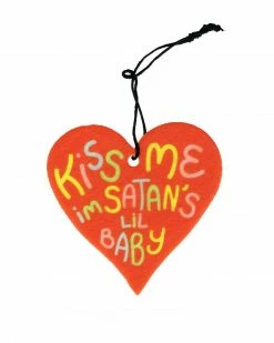 Ultraterrestrial Satan's Lil Baby Car Air Freshener (Black Raspberry Vanilla) Soaps + Candles