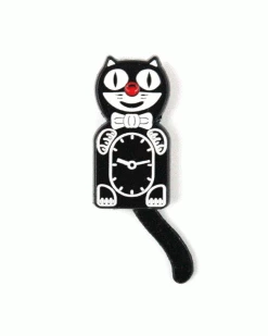 Felt Good Co. Cat Clock Moving Pin