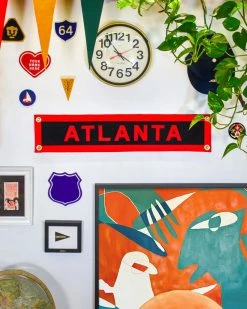 Oxford Pennant Atlanta Championship Felt Banner Home