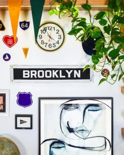 Oxford Pennant Brooklyn Championship Felt Banner Home