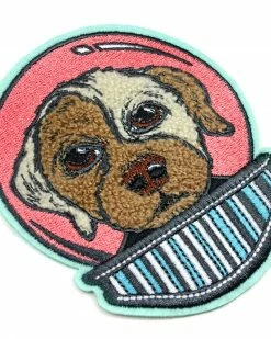Kaitlin Ziesmer Space Dog Chenille Patch