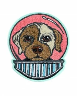 Kaitlin Ziesmer Space Dog Chenille Patch