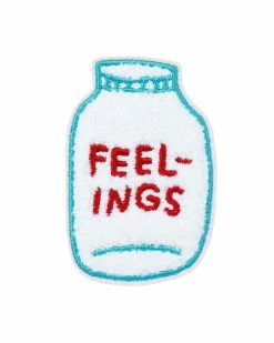 Adam J. Kurtz Bottled Up Feelings Chenille Patch Pins + Patches