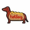BxE Buttons X Staciamade Wiener Hot Dog Chenille Patch