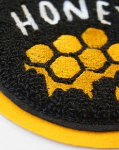 Oxford Pennant Oh Honey Large Chenille Patch Pins + Patches