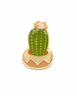 Lucky Horse Press Pins + Patches Flowering Cactus Pin