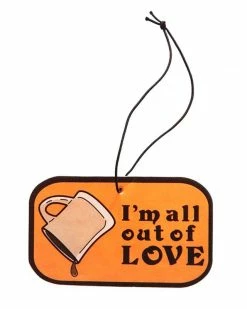Hungry Ghost Press No Love Car Air Freshener (Coffee)