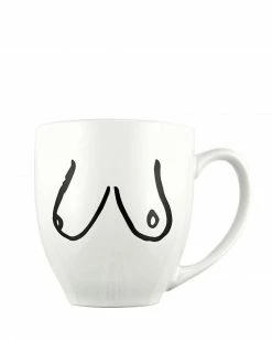 And Here We Are Boobs Coffee Mug