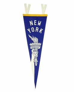 Oxford Pennant New York Torch Pennant Wall Banners + Pennants