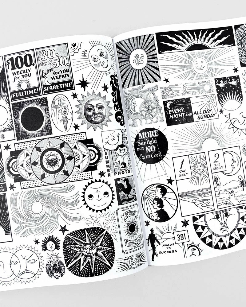 Sean Tejaratchi Home Crap Hound Art Zine - Suns, Moons, & Stars 4 Sean Tejaratchi Home Crap Hound Art Zine - Suns, Moons, & Stars