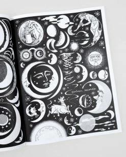 Sean Tejaratchi Home Crap Hound Art Zine - Suns, Moons, & Stars