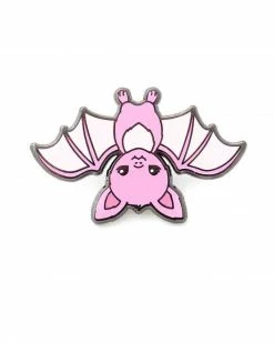 LuxCups Creative Pink Bat Pin