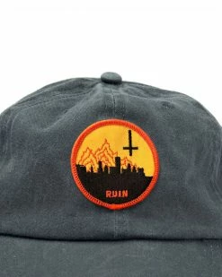 Hungry Ghost Press Ruin Burning Dad Hat Hats + Beanies