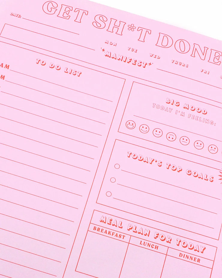 Made Au Gold Home Get Shit Done Daily Planner Notepad 2 Made Au Gold Home Get Shit Done Daily Planner Notepad