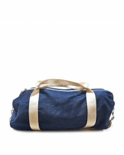 Three Potato Four Happy Face Denim Duffel Bag Bags + Pouches