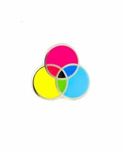 These Are Things CMYK Circles Pin Enamel Pins + Buttons