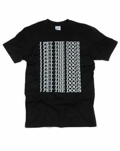 Monsters Outside Graphic Tees + Long Sleeves I Pet The Dogs Unisex Tee