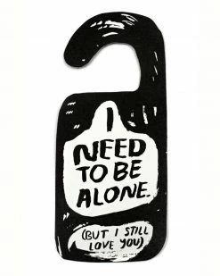 People I've Loved Unique Gifts + Fun Finds Alone Time Reversible Door Hanger