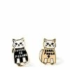Yellow Owl Workshop Future Is Feline & Gurrl Power Cat Earrings Accessories