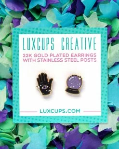 LuxCups Creative Fortune Teller Earrings