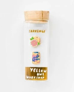 Yellow Owl Workshop Accessories La Queen & Grapefruit Earrings