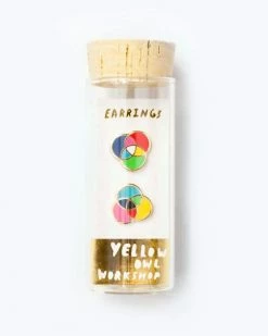 Yellow Owl Workshop RGB & CMYK Color Earrings