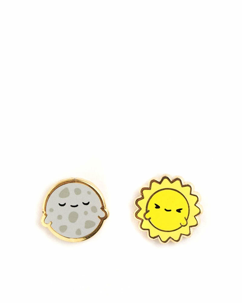 LuxCups Creative Luna + Sol (Moon + Sun) Earrings 1 LuxCups Creative Luna + Sol (Moon + Sun) Earrings