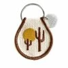 Three Potato Four Desert Vibes Embroidered Keychain Keychains + Key Blanks