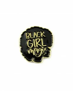 Little Lovelies Studio Black Girl Magic Silhouette Pin
