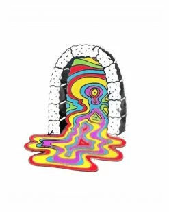 Strike Gently Co. Acid Portal Pin Enamel Pins + Buttons