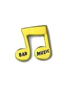 Adam J. Kurtz Bad Music Pin Pins + Patches