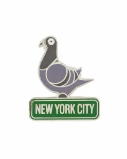 These Are Things New York City Pigeon Pin Enamel Pins + Buttons