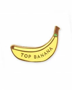 The Penny Paper Co. Top Banana Pin Enamel Pins + Buttons