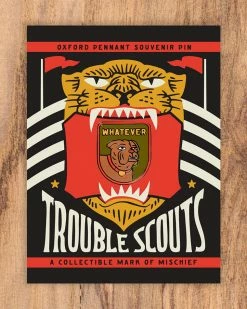 Oxford Pennant Pins + Patches Whatever Dog Pin