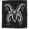 Cat Coven Horned Goat God Large Fabric Back Patch