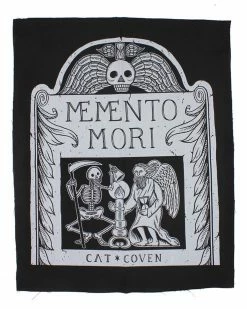 Cat Coven Large Back Patches Memento Mori Large Fabric Back Patch