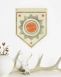 The Rise And Fall Sun Felt Banner Wall Banners + Pennants