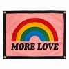 Oxford Pennant More Love Rainbow Felt Flag Banner