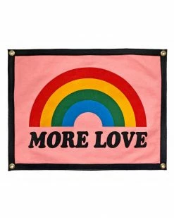 Oxford Pennant More Love Rainbow Felt Flag Banner