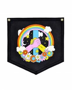 Oxford Pennant Peace On Earth Felt Flag Banner Home