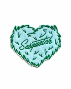 Ello There Sasquatch Heart Patch Pins + Patches