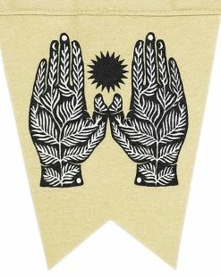 Oxford Pennant Palms Felt Fishtail Pennant Home