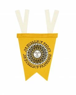 Oxford Pennant Home No More Bullshit Felt Fishtail Pennant