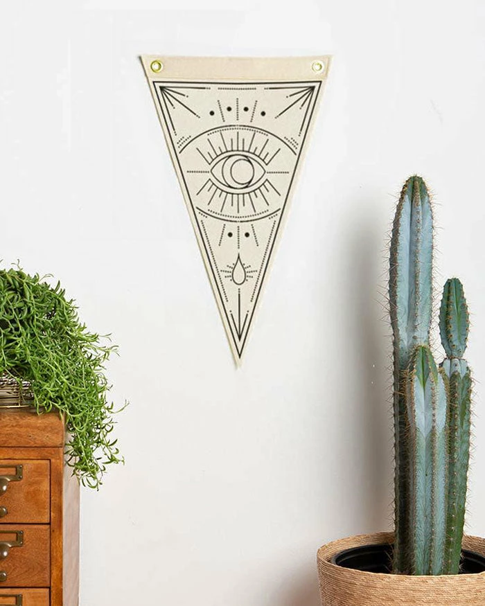 The Rise And Fall Wall Banners + Pennants Seeing Eye Felt Flag 2 The Rise And Fall Wall Banners + Pennants Seeing Eye Felt Flag