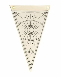 The Rise And Fall Wall Banners + Pennants Seeing Eye Felt Flag
