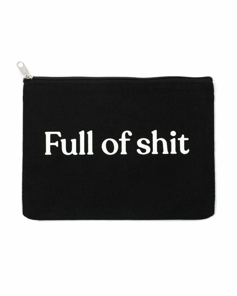Stay Home Club Full Of Shit Zip Pouch 1 Stay Home Club Full Of Shit Zip Pouch