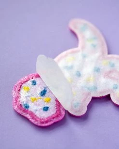 LuxCups Creative Dino Cookie Fuzzy Patch Set Large Back Patches